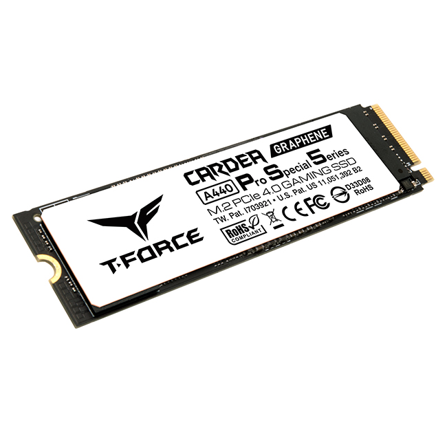 Накопитель SSD M.2 PCIe TEAMGROUP T-FORCE CARDEA A440 PRO Special Series White Graphene HS 1TB / TM8FPY001T0C129
