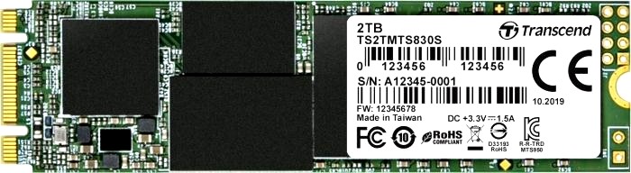 SSD накопитель M.2 Transcend MTS830 2TB (TS2TMTS830S)