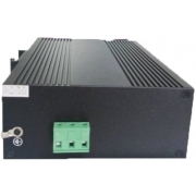OSNOVO Промышленный 10-портовый PoE коммутатор, 8 x 10/100Base-T с PoE (до 25W) + 2 x 1000Base-X. Суммарно PoE до 200W. Питание DC48-55V(205W), БП поставляется опционально
