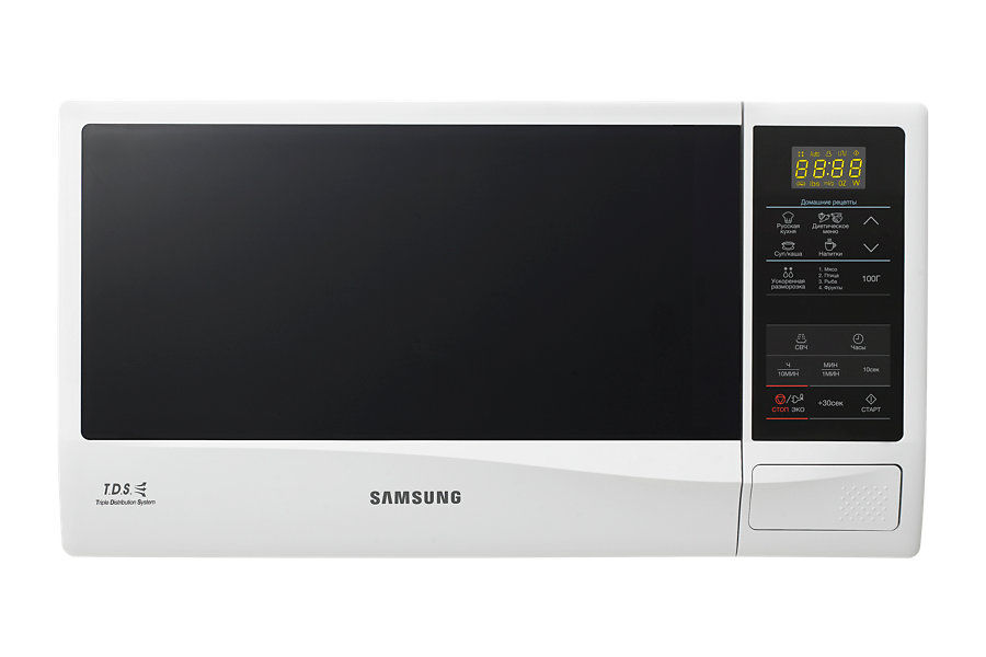 Микроволновая печь Samsung ME83KRW-2/BW 800 Вт, белый/черный