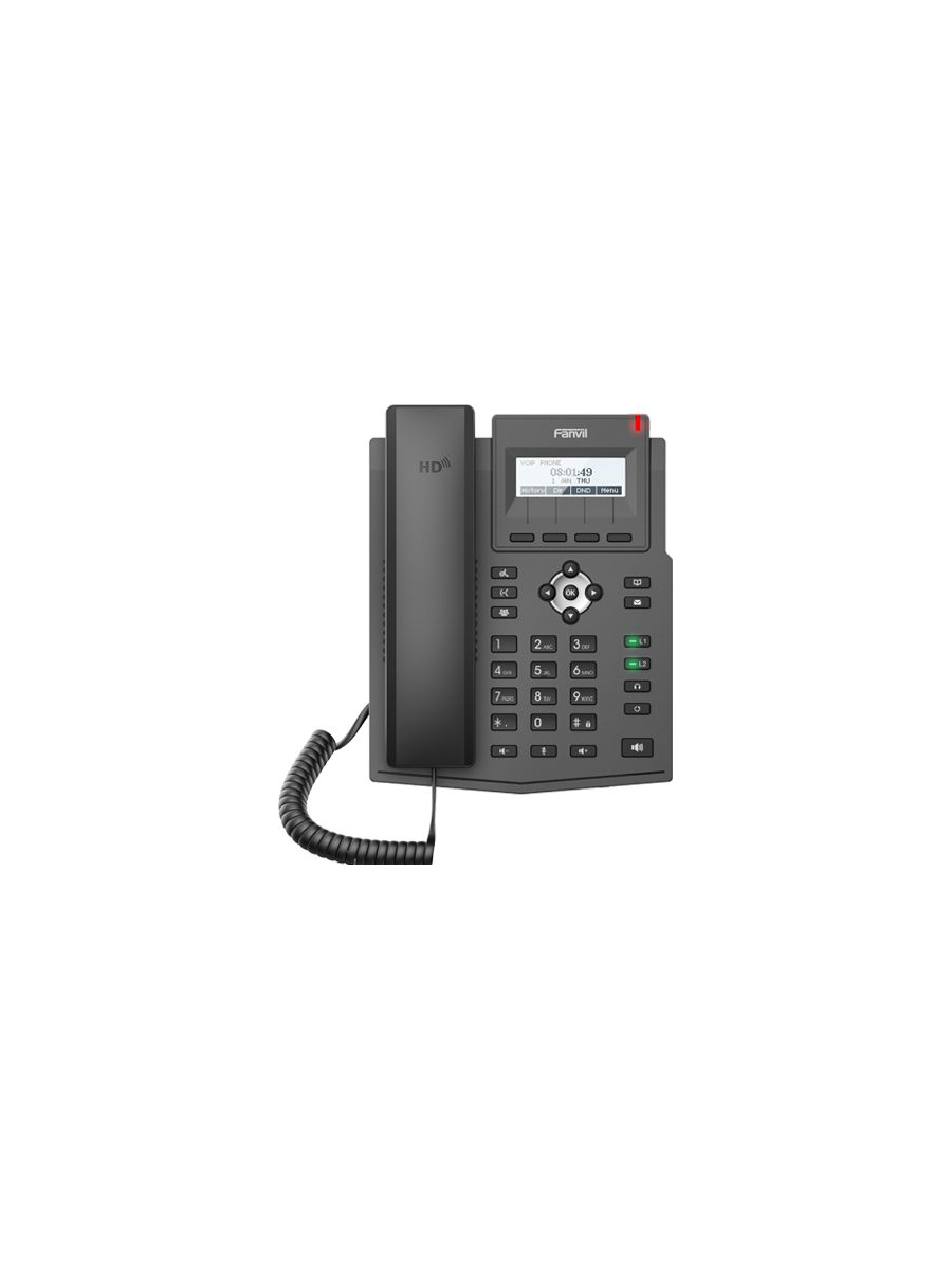 Телефон IP Fanvil X1SG, черный
