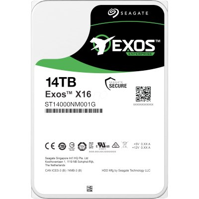 Жесткий диск Seagate Exos X16 512E 14Tb (ST14000NM001G)