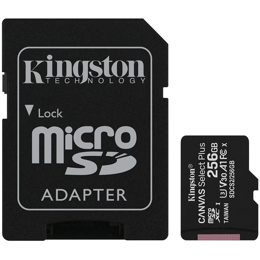 Карта памяти KINGSTON Canvas Select Plus (SDCS2/256GB)