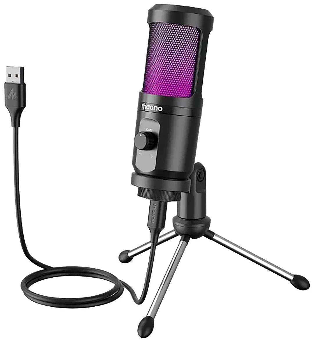 Микрофон MAONO AU-PM461TR RGB черный