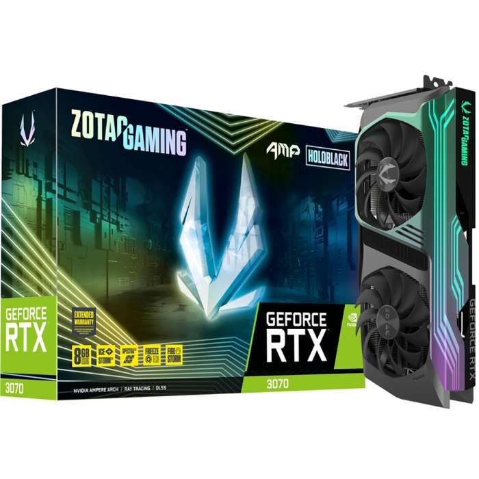 Видеокарта ZOTAC GeForce RTX 3070 AMP Holo 8Gb (ZT-A30700F-10PLHR)