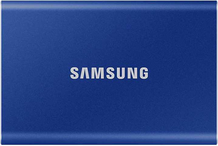 Внешний SSD накопитель Samsung T7 Touch 500Gb, синий (MU-PC500H/WW)