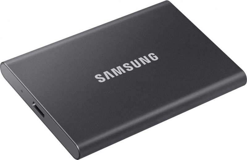 Внешний SSD накопитель Samsung T7 Touch 500Gb (MU-PC500T/WW)