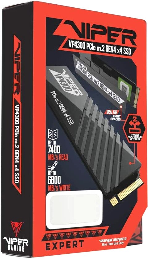 SSD накопитель Patriot Viper VP4300 1Tb (VP4300-1TBM28H)