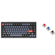 Клавиатура проводная, V1-B1,RGB подсветка,красный свитч,84 кнопоки, цвет черный