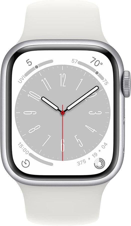 Смарт-часы Apple Watch Series 8 A2770 41мм OLED LTPO, серебристый 