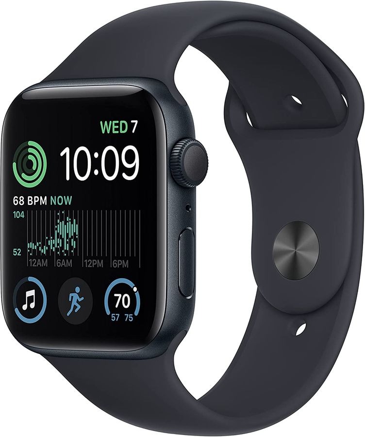 Смарт-часы Apple Watch SE 2022 A2723 44мм OLED LTPO, темная ночь
