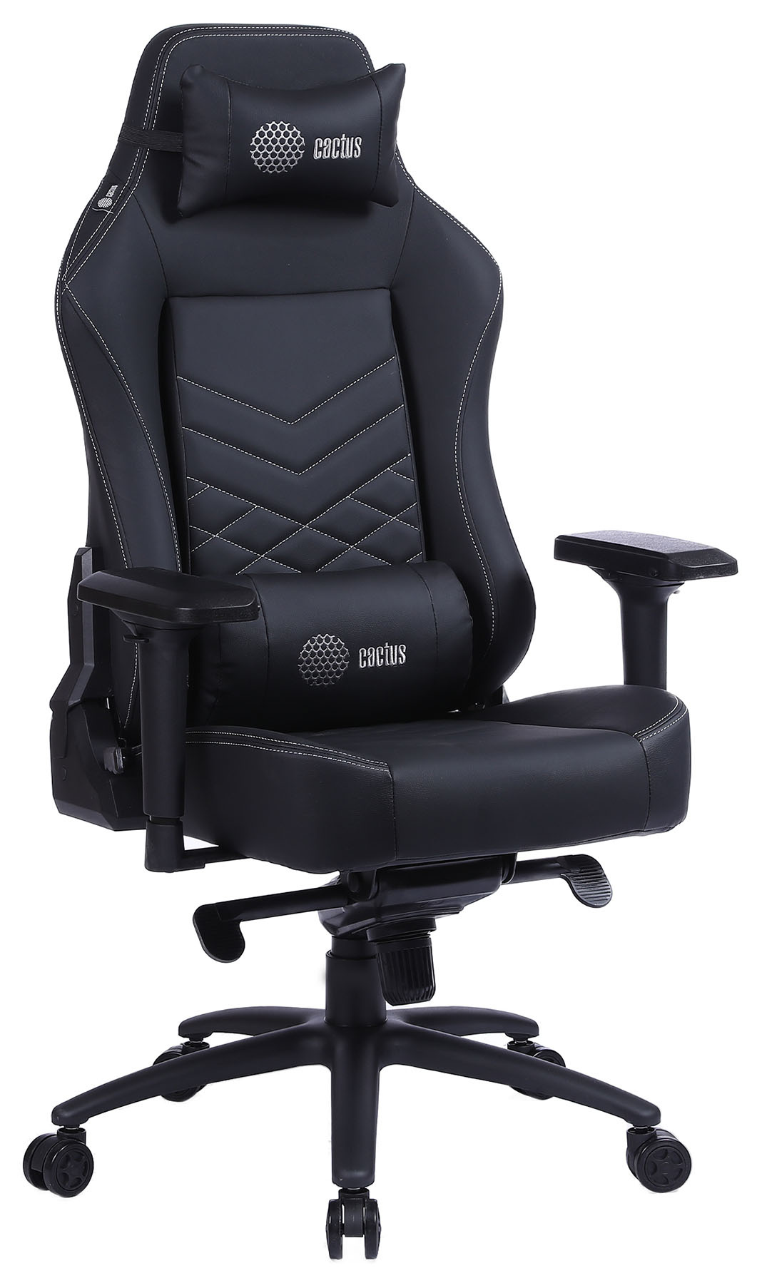 Кресло игровое Cactus CS-CHR-0112BL-M черный  