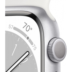 Смарт-часы Apple Watch Series 8 A2770 41мм OLED LTPO, серебристый 