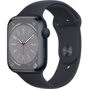 Смарт-часы Apple Watch Series 8 А2771 45мм OLED LTPO, темная ночь 