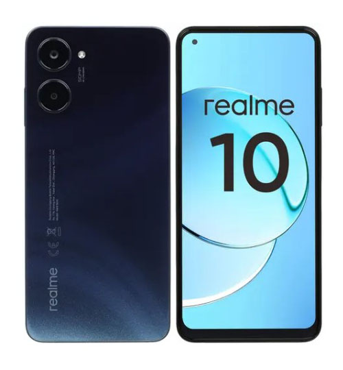 Смартфон Realme RMX3630 10 256Gb 8Gb черный моноблок 3G 4G 2Sim 6.4