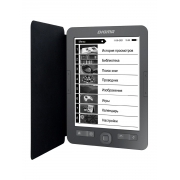 Электронная книга Digma X1 6" E-Ink 1024x758 Touch Screen 600MHz/4Gb/microSDHC/подсветка дисплея темно-серый