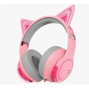 Наушники с микрофоном Edifier G5BT Cat, розовые