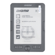 Электронная книга Digma K1 6" E-ink 128Mb темно-серый (1389695)