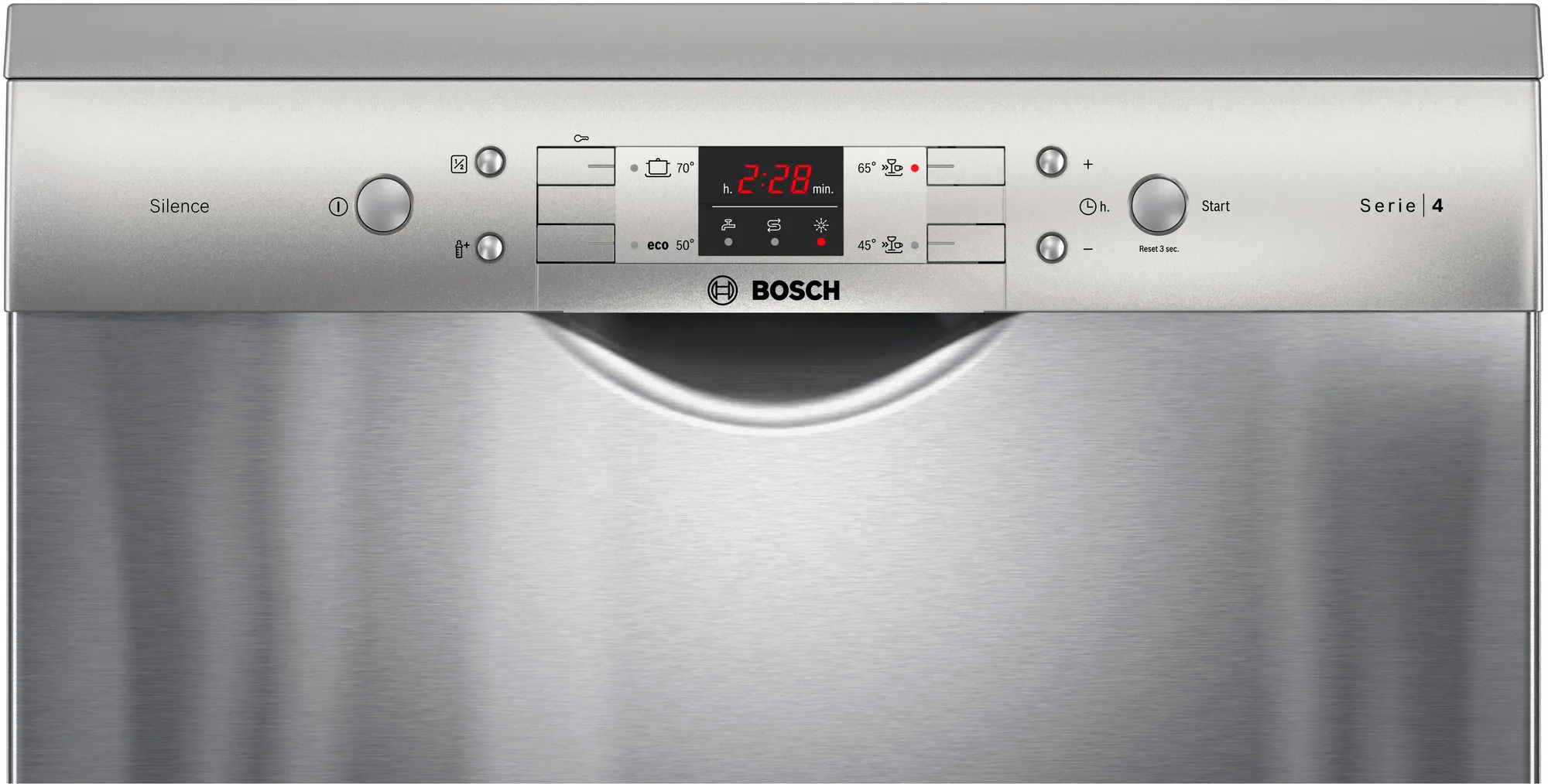 Посудомоечная машина Bosch SMS44DI01T, нержавеющая сталь 