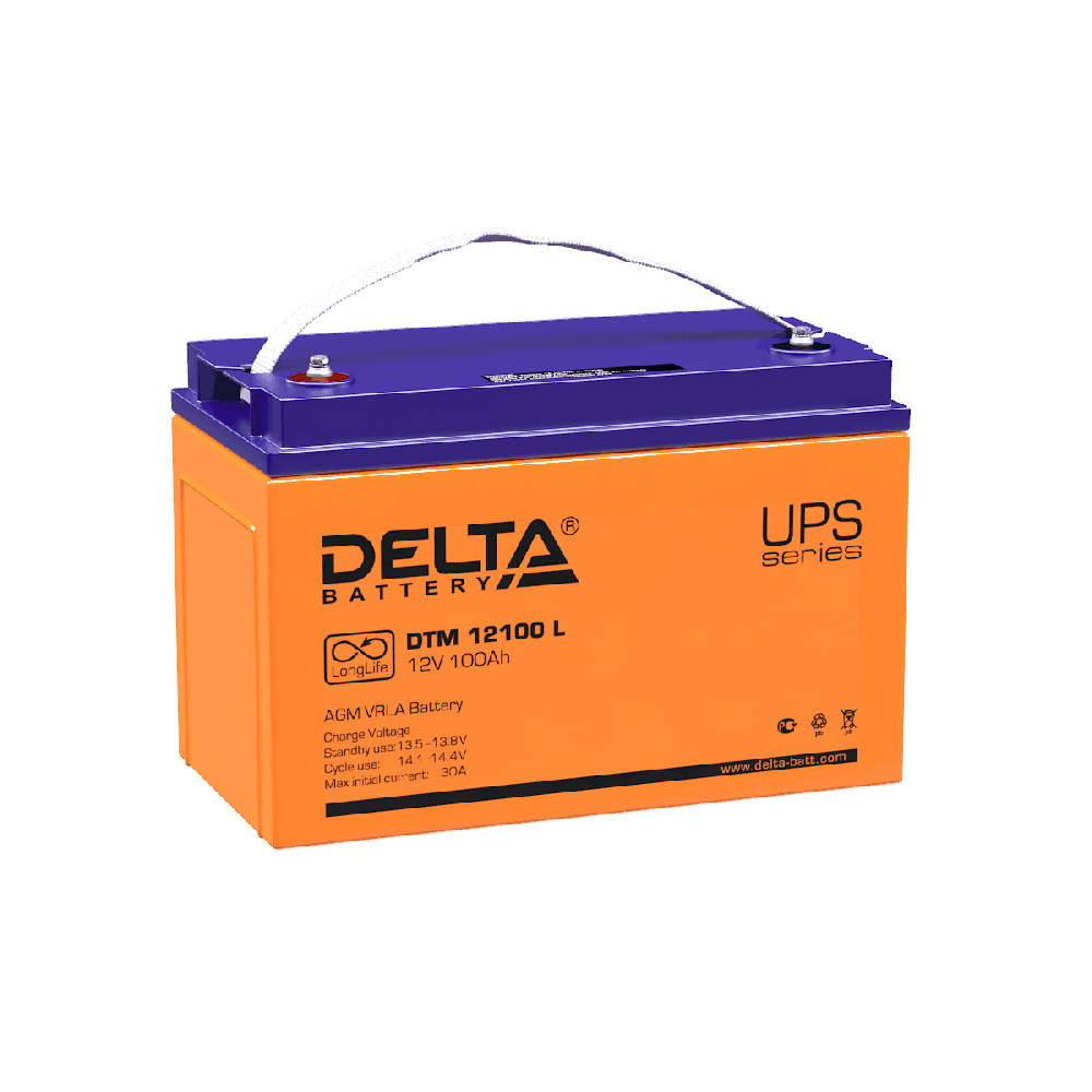 Аккумуляторная батарея DELTA BATTERY DTM 12100 L