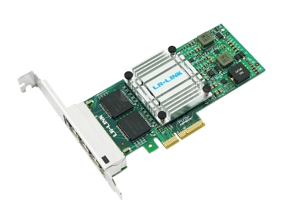 Сетевой адаптер LR-LINK PCIE 1GB QUAD PORT LREC9714HT 