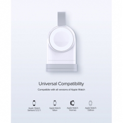 Беспроводное магнитное зарядное устройство UGREEN USB-C Magnatic Charger для Apple Watch, белый CD144 (60709)