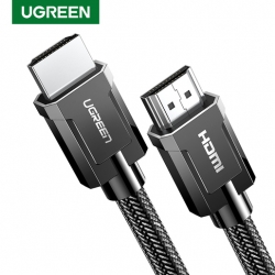 Кабель UGREEN HD136 (70325) HDMI M/M Zinc Alloy Cable. Длина 3 м. Цвет: черный