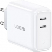Зарядное устройство UGREEN USB-C+USB-C 36W PD Fast Charger EU CD199 (70264)