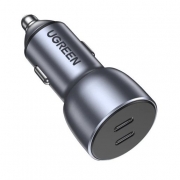 Автомобильное зарядное устройство UGREEN CD213 USB-C PD+USB-C PD 36W Fast Car Charger (70594)