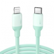 Кабель UGREEN US532 Lightning To USB-C PD Charging Cable 1м, зеленый (90449)