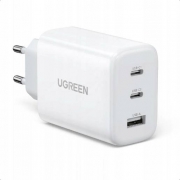 Сетевое зарядное устройство UGREEN USB-A+2*USB-C 65W Fast Charger EU CD275 (90496)