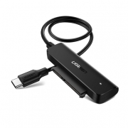 Конвертер UGREEN CM321 (70610) USB-C 3.0 to 2.5-Inch SATA Converter. Длина 50 см. Цвет: черный