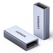 Адаптер UGREEN US381 (20119) USB3.0 A/F to A/F Adapter Aluminum Case. Цвет: серый