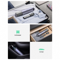 Автомобильный пылесос UGREEN CD236 (80645) Car Vacuum Cleaner. Цвет: серый