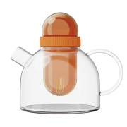 Заварочный чайник KissKissFish BoogieWoogie Teapot (оранжевый)