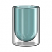 Стакан KissKissFish Levitate Water Glass (зелёный)
