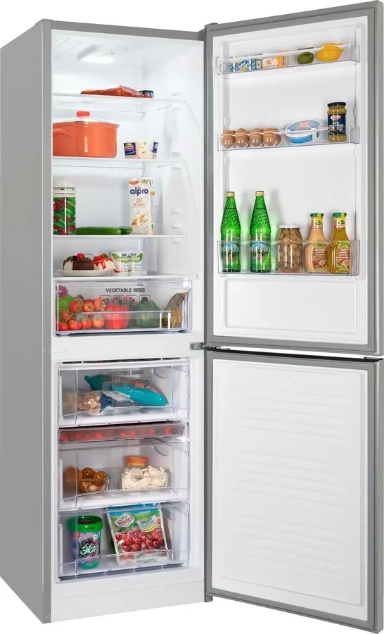 Холодильник Nordfrost NRB 152 I, серый металлик