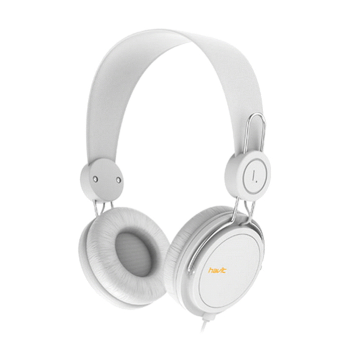 Проводные наушники Havit Wired headphone HV-H2198d White