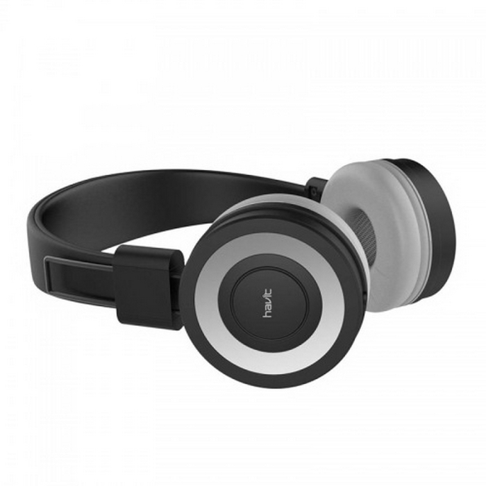 Проводные наушники Havit Wired headphone HV-H2218d Black+Grey