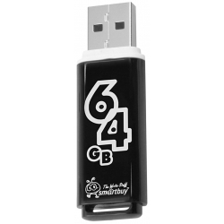 Smartbuy USB Drive 64Gb Glossy series Black SB64GBGS-K