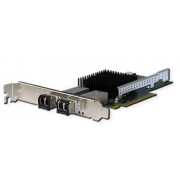 Silicom PE310G2I71-XR Dual Port SFP+ 10 Gigabit Ethernet PCI Express Server Adapter X8 Gen3 , Low Profile, Based on Intel X710-AM1, Support Direct Attached Copper cable (analog X710-DA2)