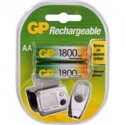 Перезаряжаемые аккумуляторы GP 180AAHC AA, емкость 1800 мАч - 2 шт. в клемшеле 48911990470