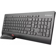 Клавиатура + мышь Lenovo Combo 510 клав:черный мышь:черный USB беспроводная (GX30N81780)