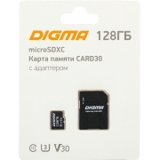 Флеш карта microSDXC 128Gb CARD30 (DGFCA128A03)