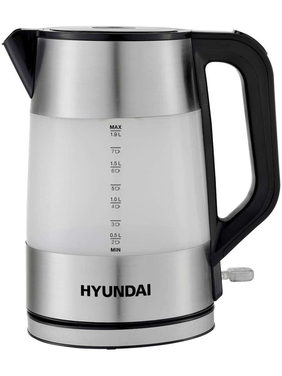 Чайник электрический Hyundai HYK-P4026 2л. 2200Вт, черный 