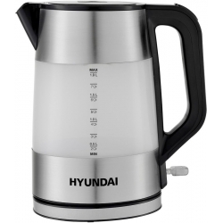 Чайник электрический Hyundai HYK-P4026 2л. 2200Вт, черный 