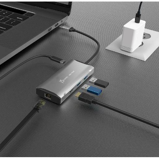 Док-станция j5create USB-C 10Gbps Mini Dock Compatible with USB4 devices