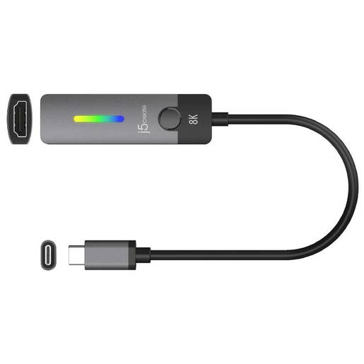 Переходник j5create USB Type-C to 8K HDMI 2.1 Adapter