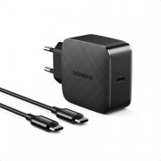 Зарядное устройство с кабелем UGREEN 65W GaN Charger With USB-C Cable EUCD217 (40156)