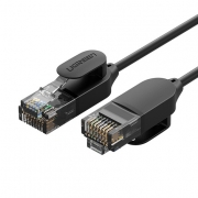 Кабель UGREEN NW122 (70334) CAT 6A Pure Copper Ethernet Cable. Диаметр 2.8. Длина: 2м. Цвет: черный